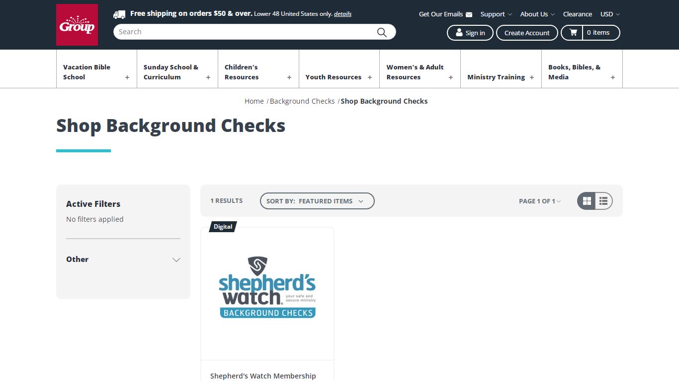 Background Checks - Shop Background Checks - Group Publishing